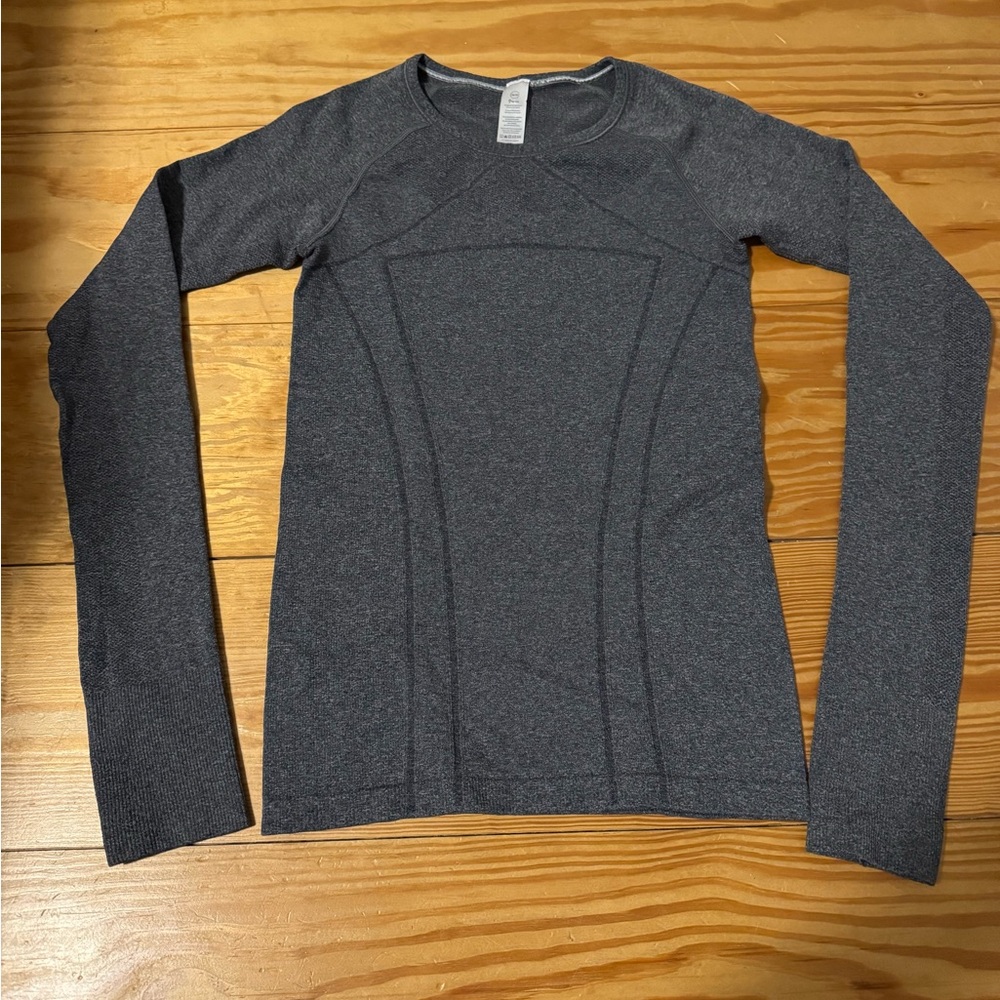 Gray Long Sleeve fly tech ivivva top